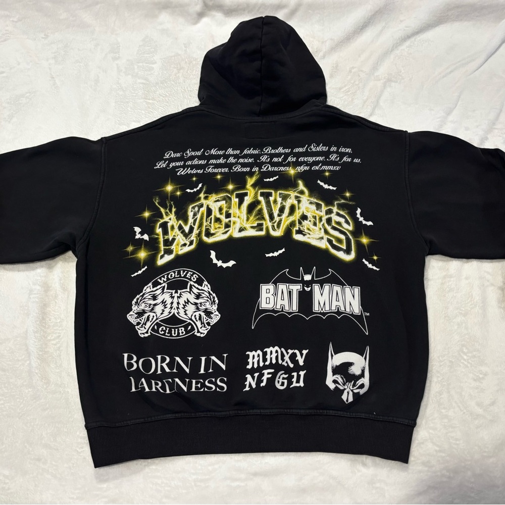 Darc Sport Black Born In Darkness Wolves Club Vintage Size Medium